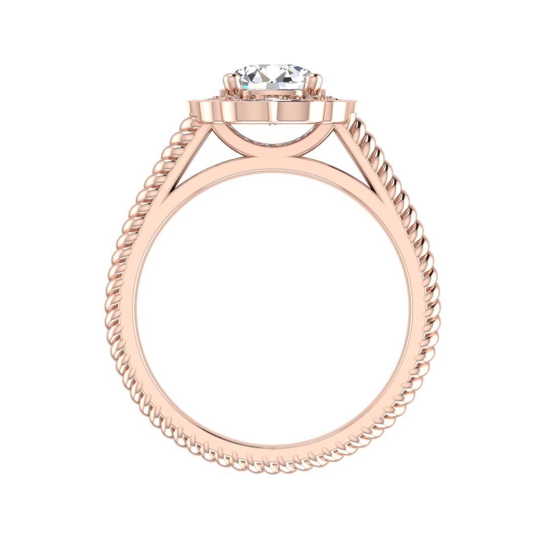 Alexis Halo Engagement Ring